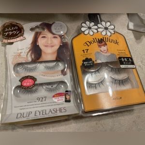 Dolly wink and duo eyelashes